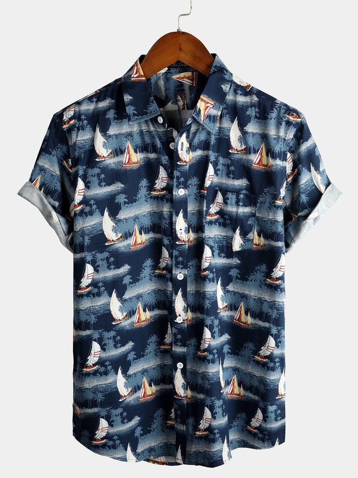 Pure Hawaiian Vacation Style Print Shirt