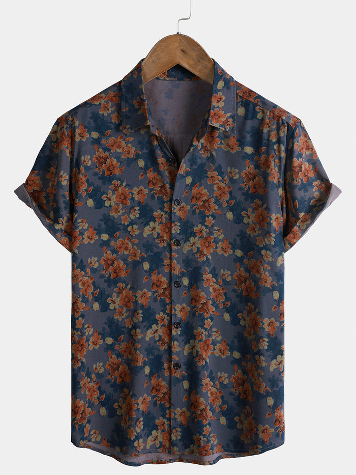 Vintage Summer Floral Shirt