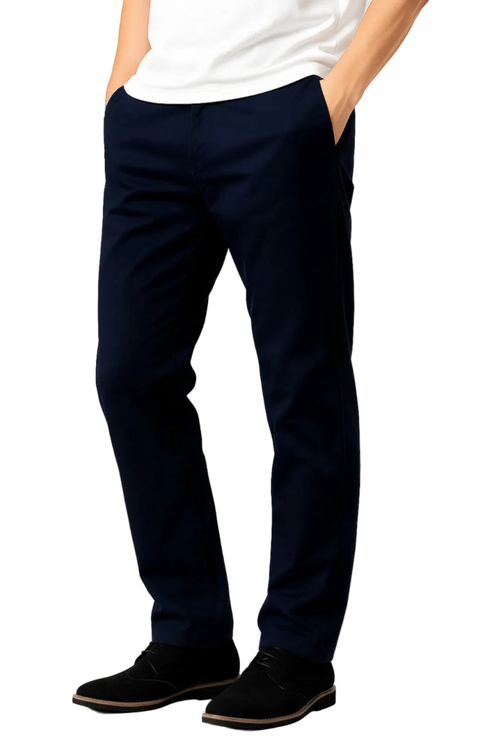 Men's Pants – Simple Cut Cotton with Elastane