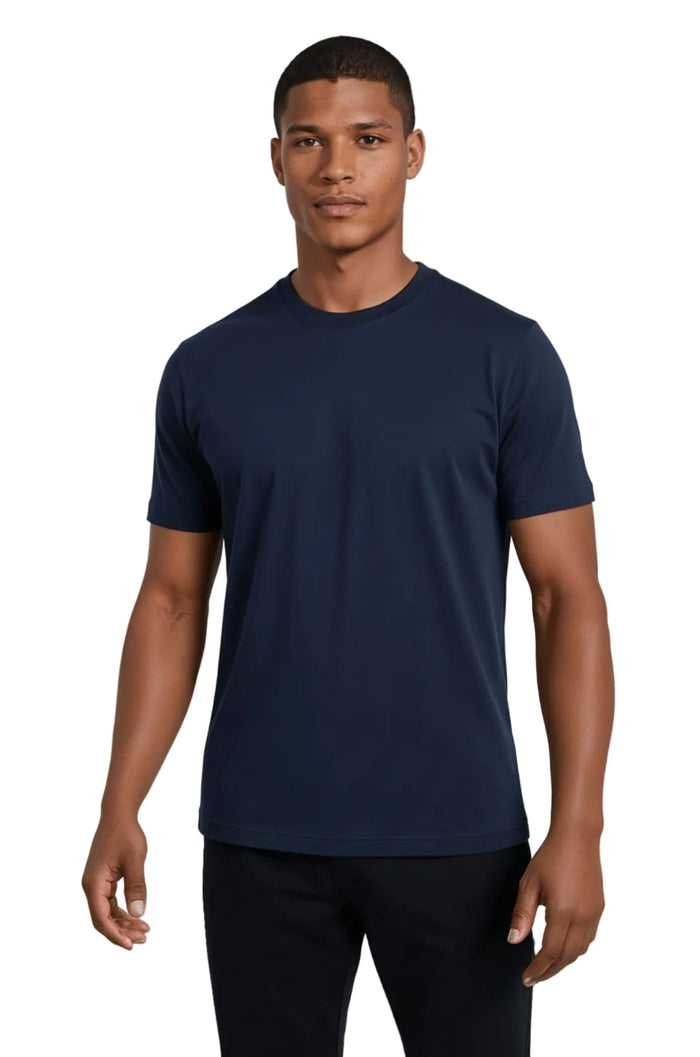 Men's Slim-Fit T-Shirt in Ocean Blue Color