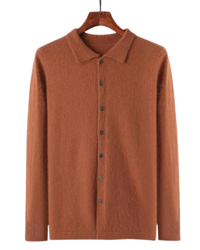 Planet Cashmere Cardigan with Buttons