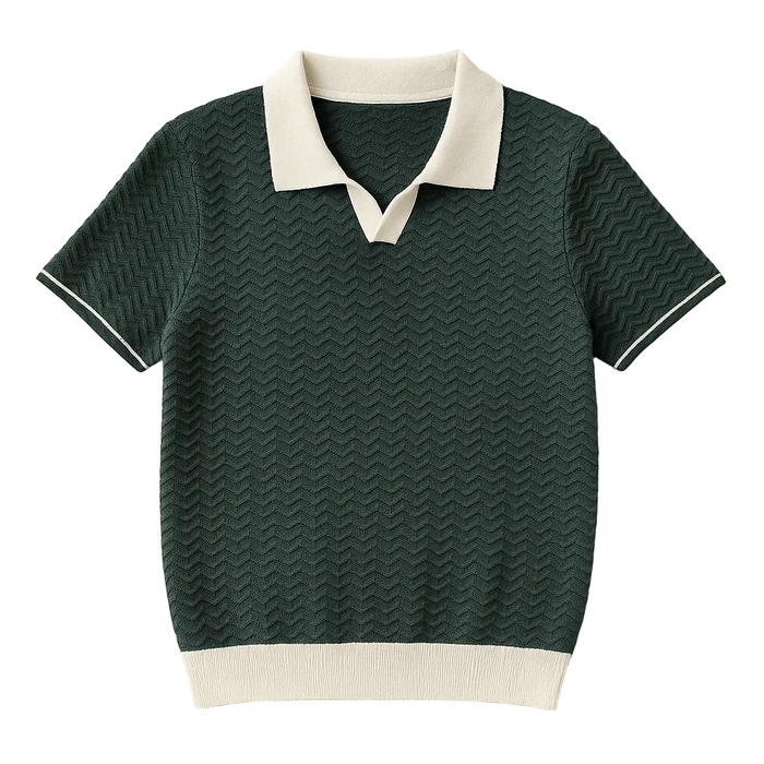 Luca - Polo Shirt in Riccio Fabric