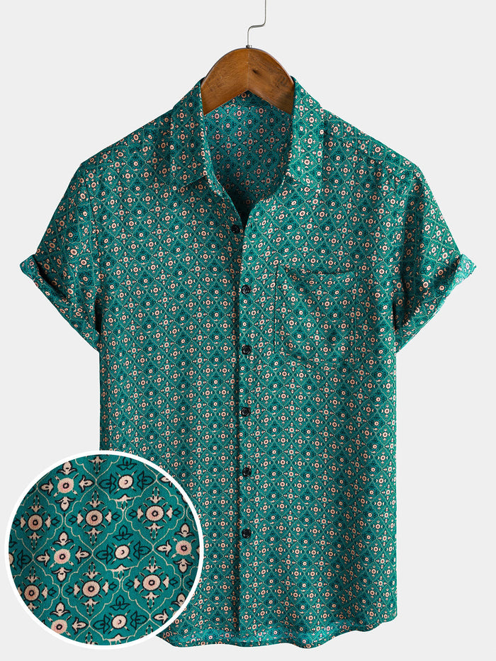 Vintage Resort Geometric Shirt