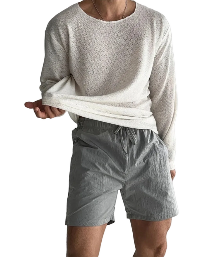 Casual Knit T-Shirt