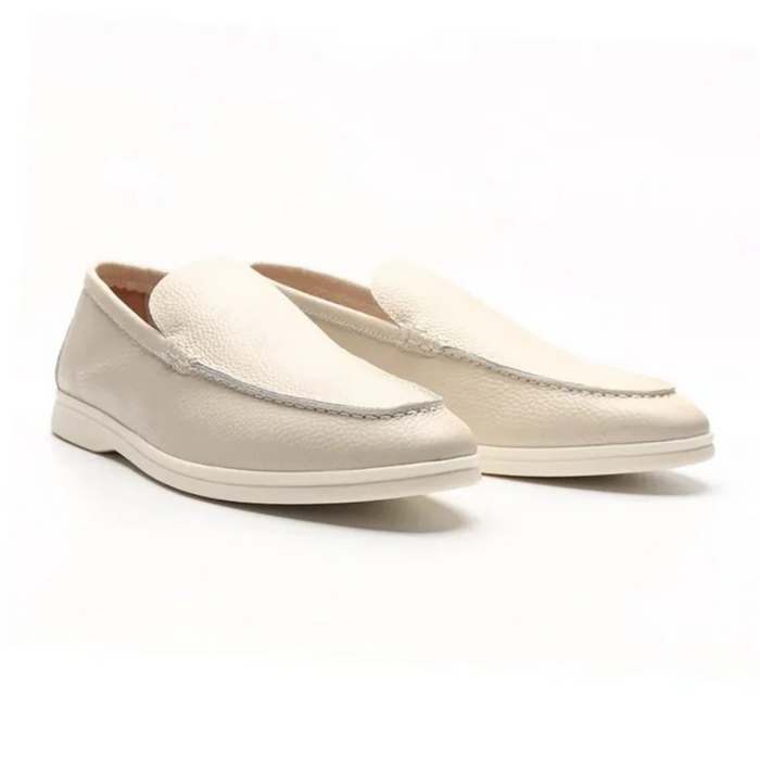 Leather loafers