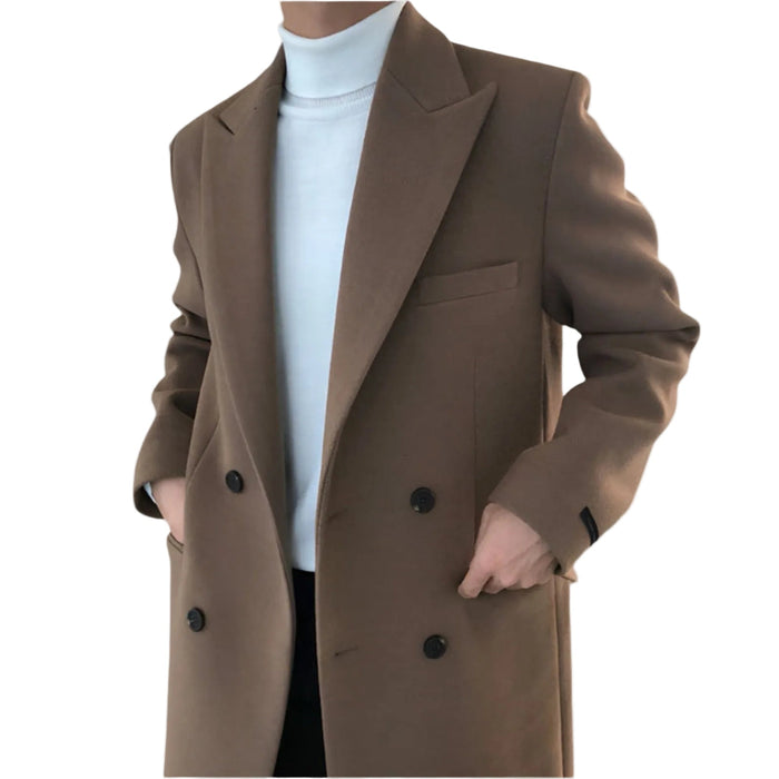 Elegant Double-Breasted Coat