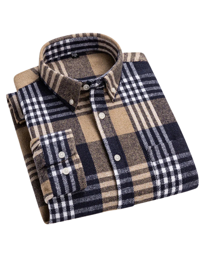 Cotton Checkered Shirt