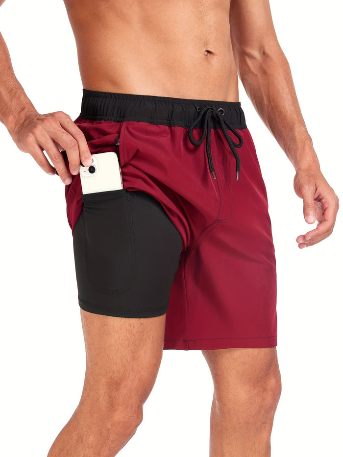 Swim trunks with pockets