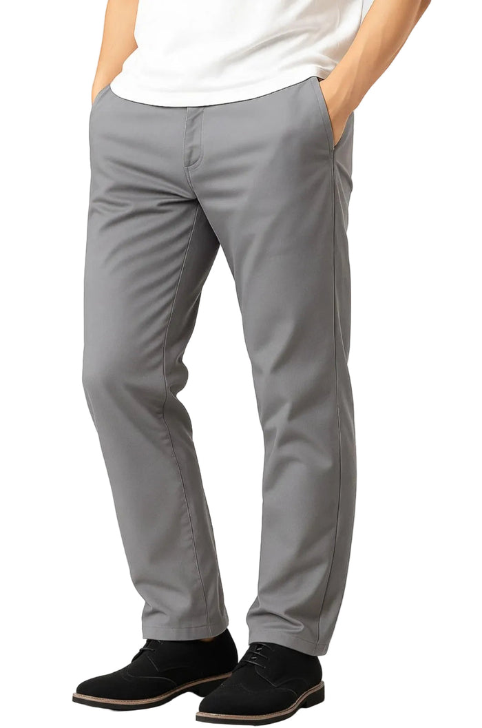 Men's Pants – Simple Cut Cotton with Elastane Blend