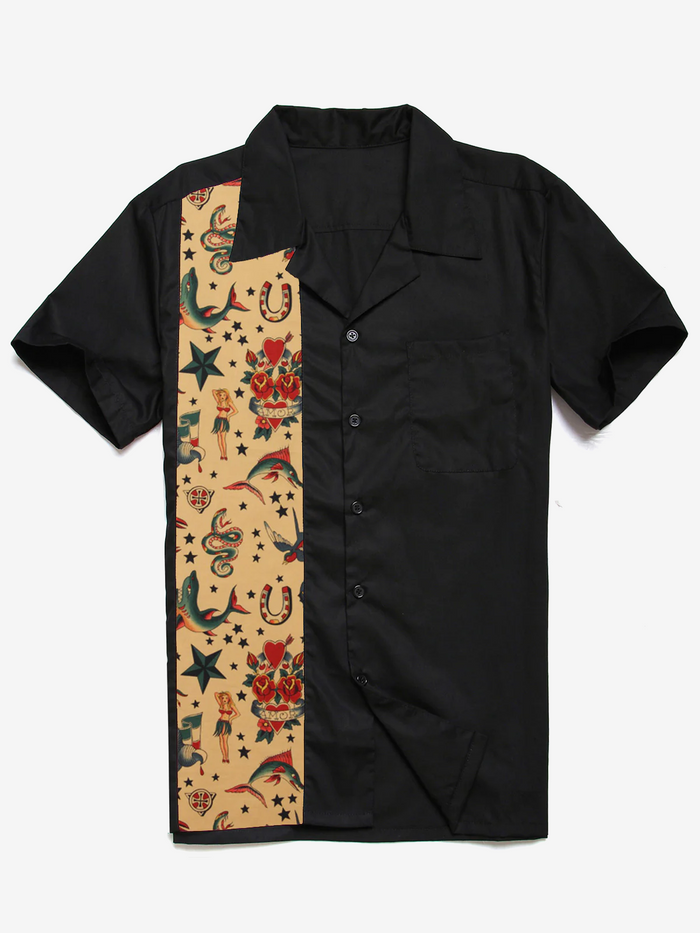 1950s Retro Short-Sleeve Shirt