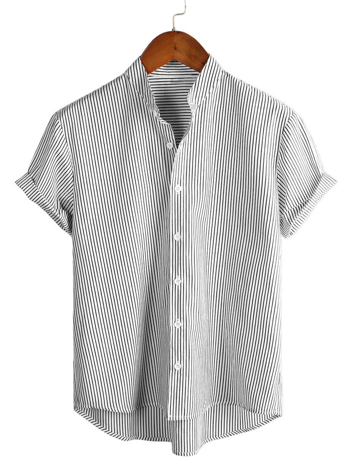Men's Cotton Short-Sleeve Shirt