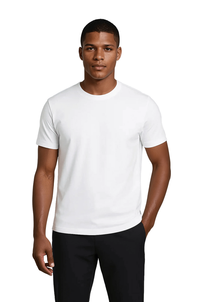 White Slim-Fit T-Shirt for Men
