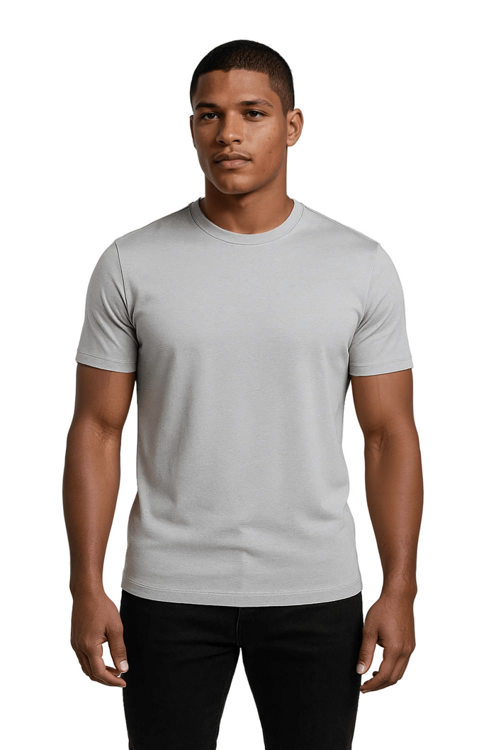 Men's Slim-Fit T-shirt in Silver Mist