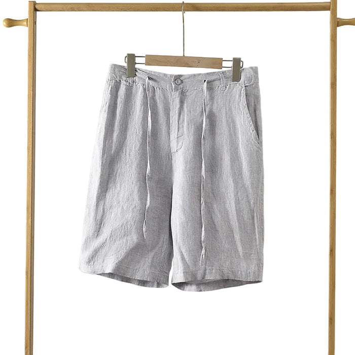 Premium-quality linen shorts