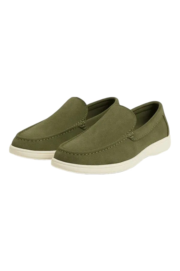 Casual Men's Loafers – Olive
