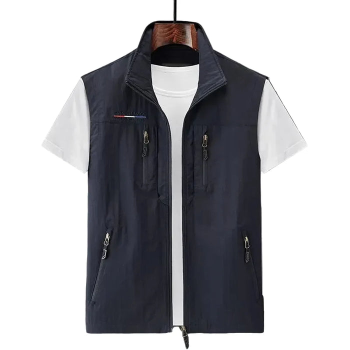 Multi-Pocket Waterproof Cardigan