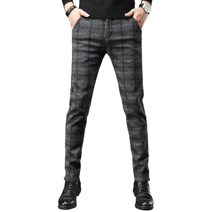 Plaid Casual Pants