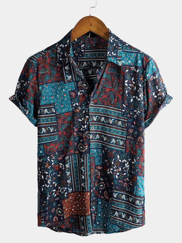 Casual Vintage Shirt, Short Sleeves