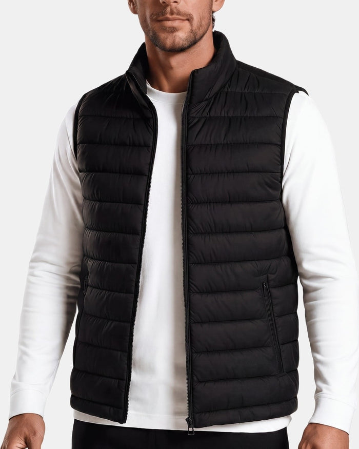 Men's Vest, Black Down Atlas