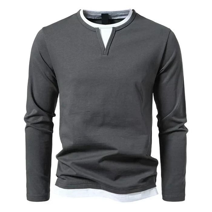 Alwin Premium Long Sleeve T-shirt in Combed Cotton