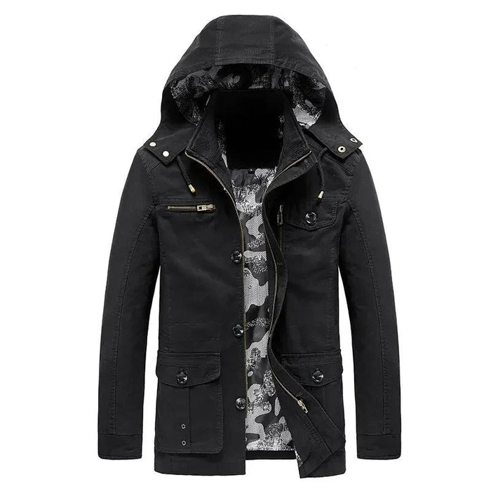 Elegant Jacket with Many Pockets