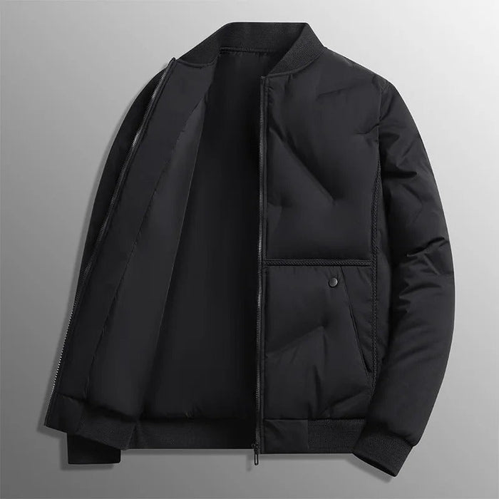 Elegant Cotton Baseball Jacket