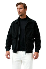 Men's Corduroy Jacket - Black