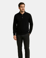 Gstaad Long-Sleeve Knit Polo