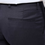 Slim Fit Suit Pants - Navy