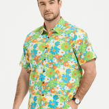 Hawaiian Tropical Floral Print Shirt