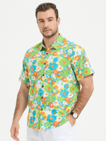 Hawaiian Tropical Floral Print Shirt