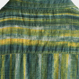 Short-Sleeve Green Striped Retro Shirt