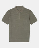 Elba Diamond Knit Polo