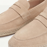 Riviera Men's Suede Espadrilles, Beige