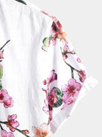 Hawaiian Tropical Floral Print Shirt