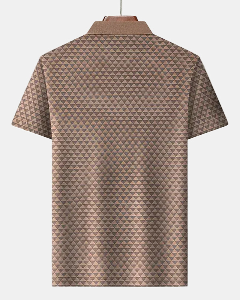 Men's Polo Shirt, Blue and Gray