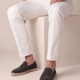 Riviera Men's Suede Espadrilles, Coffee