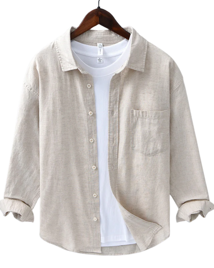 Doha Men's Linen Shirt
