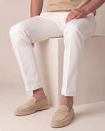 Riviera Men's Suede Espadrilles, Beige