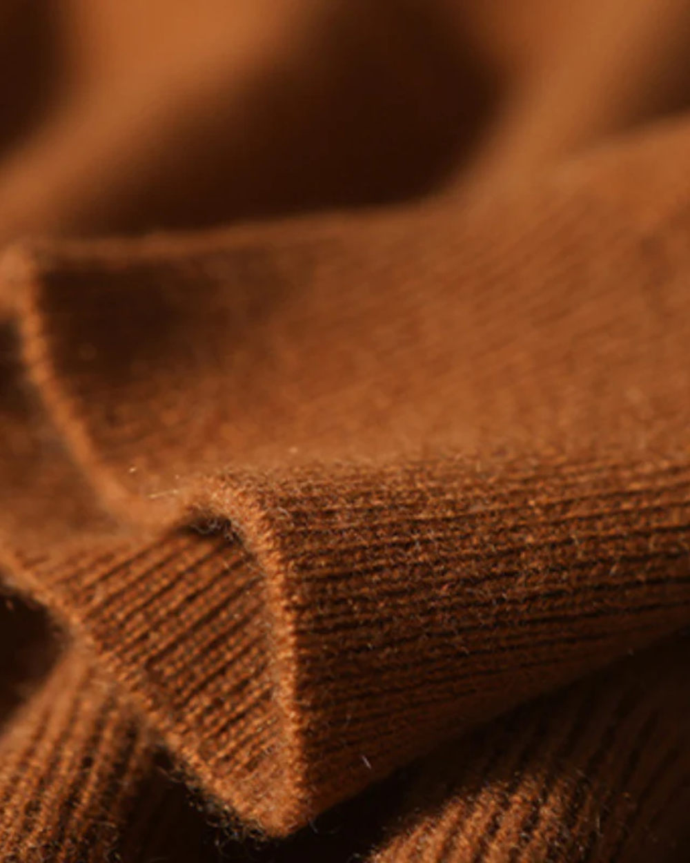 Ponza Cashmere Polo Sweater Orange