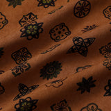 Vintage Geometric Orange Shirt