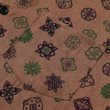 Khaki Geometric Vintage Shirt
