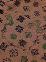 Khaki Geometric Vintage Shirt