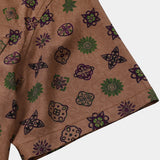 Khaki Geometric Vintage Shirt