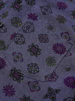 Vintage Purple Geometric Shirt