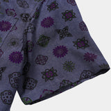 Vintage Purple Geometric Shirt