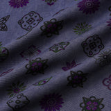 Vintage Purple Geometric Shirt