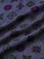 Vintage Purple Geometric Shirt