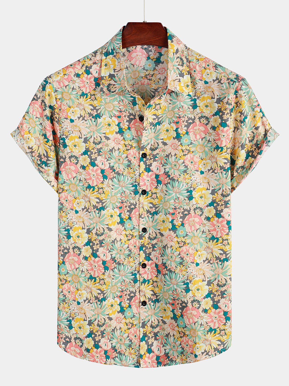 Floral Short-Sleeve Shirt