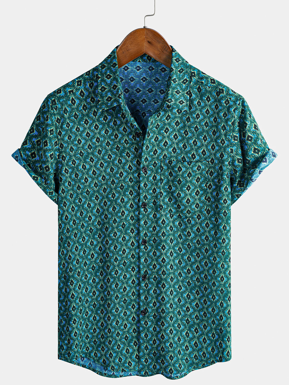 Vintage Urban Geometric Shirt